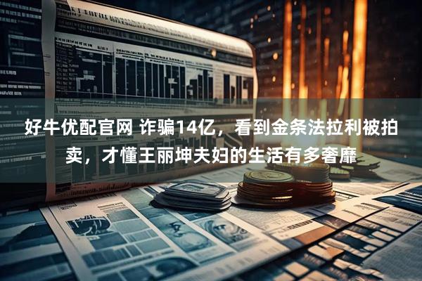 好牛优配官网 诈骗14亿，看到金条法拉利被拍卖，才懂王丽坤夫妇的生活有多奢靡
