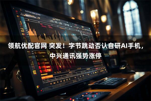 领航优配官网 突发！字节跳动否认自研AI手机，中兴通讯强势涨停