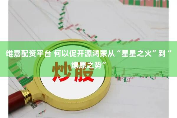 维嘉配资平台 何以促开源鸿蒙从“星星之火”到“燎原之势”
